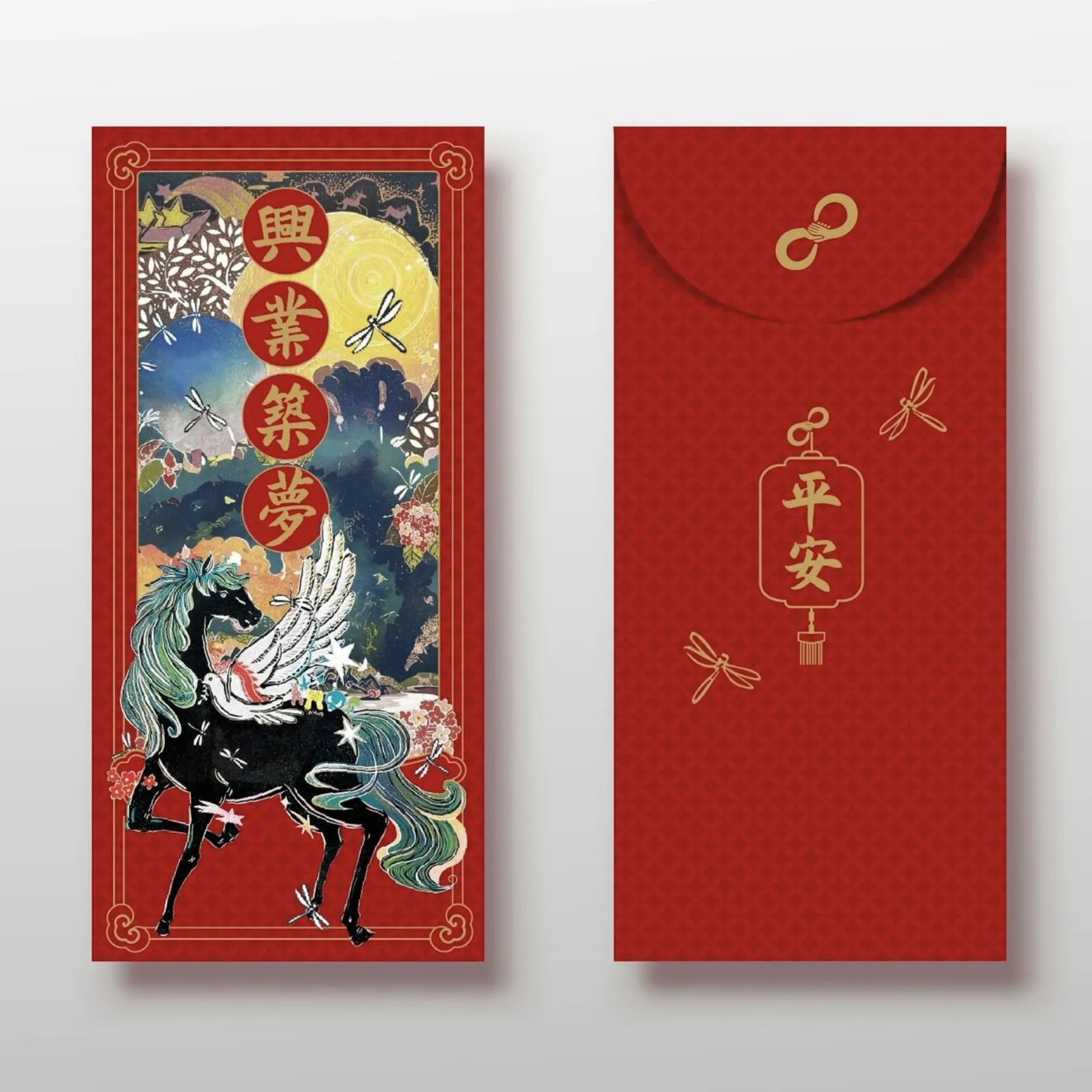 彩印燙金紅包八塗文創